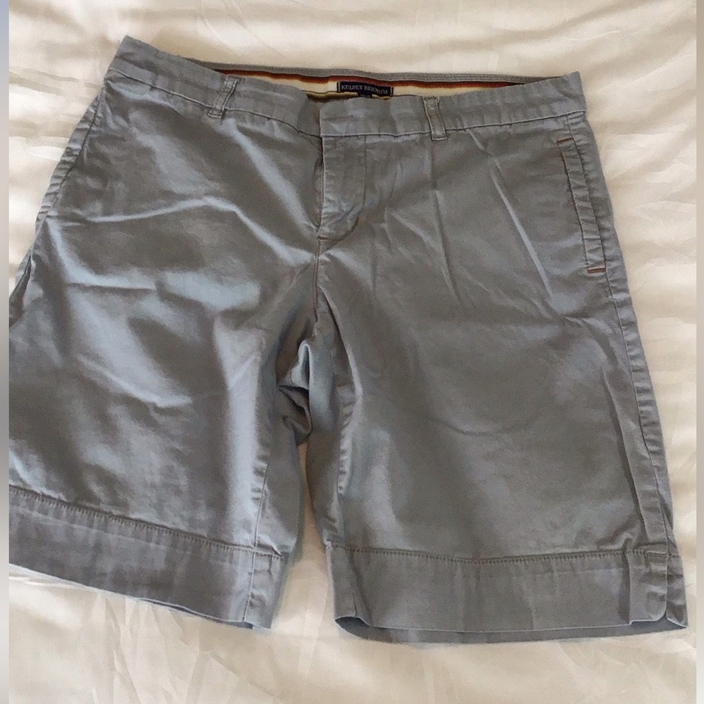 Polo Jeans Company by Ralph Lauren Light Steel Blue Cotton Blend Bermudas